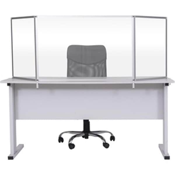 Bi-Silque 36 x 26 x 17 in. Desktop Divider Glass Barrier BVCGL07219101 - main